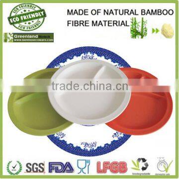 Western Bamboo fiber dinnerware plate set for wedding and party