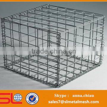 Garden Gabion Box , Stone Cage Welded Galvanized Gabion Baskets