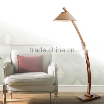 2016 modern wooden standing floor lamp