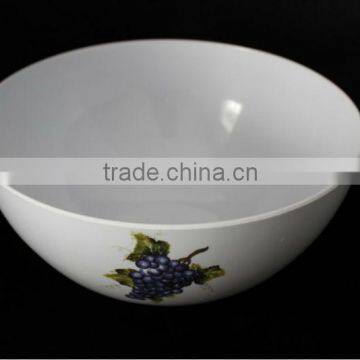 12 inch melamine cambered ice bowl