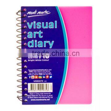 Mont Marte Visual Art Diary PP Coloured Cover A6 photo-3