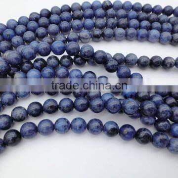 High Quality Blue Point Round Gemstone Round Beads photo-4