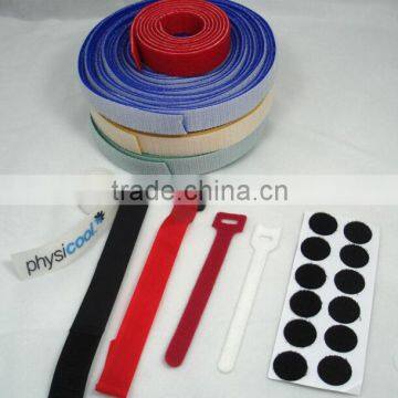 Good quality balck double side back to back hook and loop tape