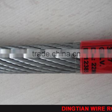 Non-rotating steel wire rope