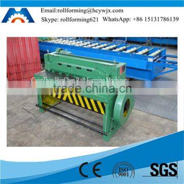 Color Steel Galvanzied and Aluminium Sheet Bending Machine Shearing Machine photo-6
