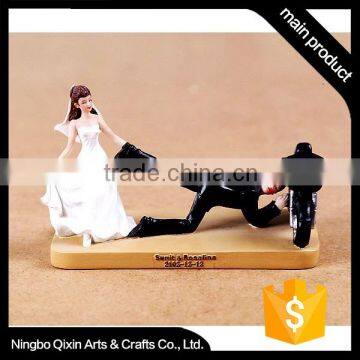 Wedding Figurine, Resin Wedding Figurine, Wedding Couple Figurine