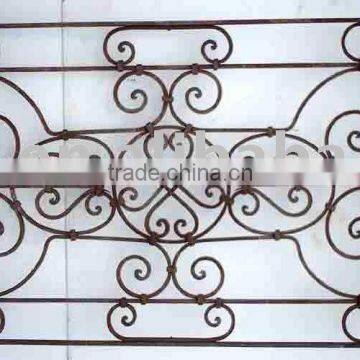 wrought iron fence