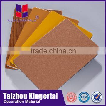 Alucoworld high quality concrete Building Materials PE algeria aluminum composite panel