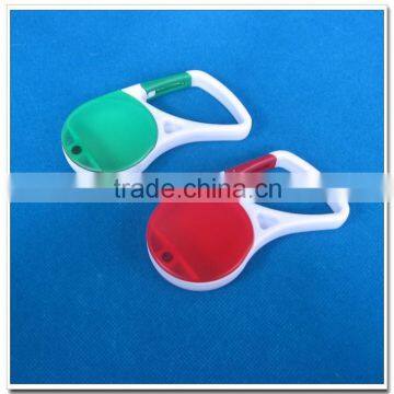 Fashion plastic pill box with hook