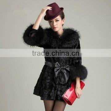 Newest Long Women Natural Mink Fashion Fur Coats 2013-2014 "11"