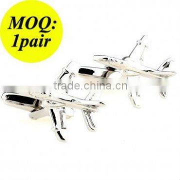 Men's Stainless Steel Airplane Cufflink Wholesale & Retail