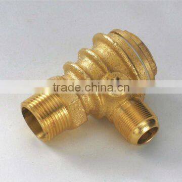 brass cooling fin check valve for air compressor