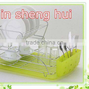 chrome plated dish rack kitchen storeage rack dish wire rack single dish rack