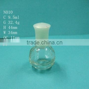 9.5ML N010 glass nail polish bottles