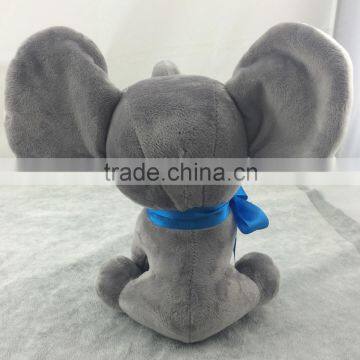 Monogrammed Baby Gift Personalized Embroidered Plush Elephant Birth Announcement photo-5