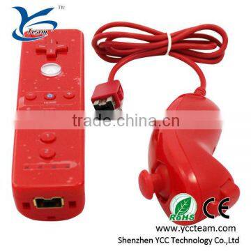 For Wii Nunchuk and Remote combo for wii controller-seven colors,accept OEM