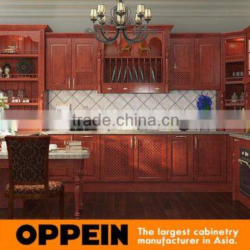 Guangzhou Wholesale American Style Solid Wood Kitchen Cabinet photo-4