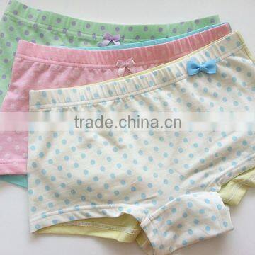 2016 Hot kids in underwear cotton briefs with print for girl