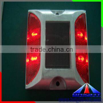 Brightest led red solar flashing lights, red led solar road stud