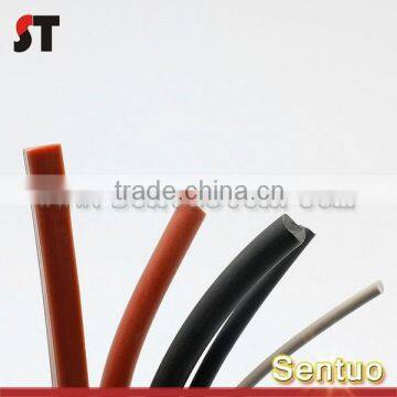 Hear Ressitanct Customized Round Extruded Solid Rubber Tube