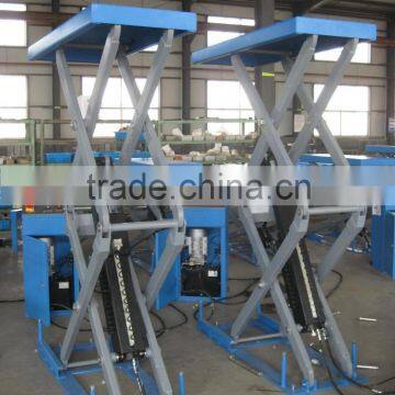 Full rise 3000kg scissor lift/scissor car lift