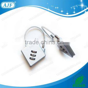 AJF Newest Cable Travel Luggage Silver Padlock photo-3
