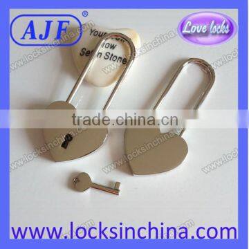 AJF Long Shackle Lover Heart Shape Lock photo-2