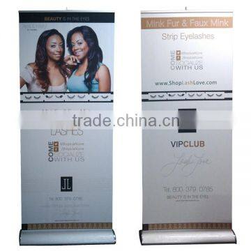 Double Side Roll up Banner Stand With Wide Base photo-2