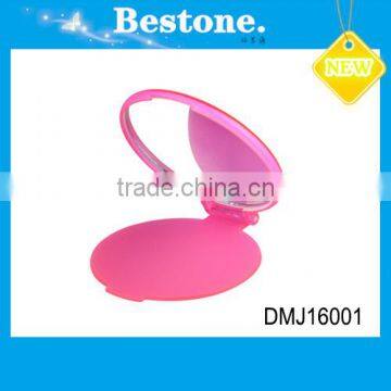 Cheap small round plastic cosmetic pocket mirror