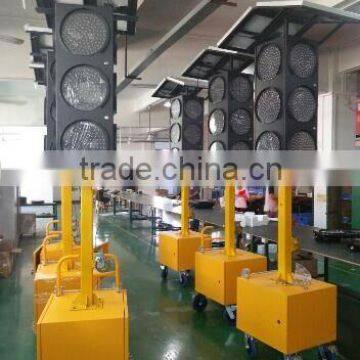 Hot Sale Kutuo Mobile Solar Traffic Light 300mm Solar Portable and Temporary Lighting Traffic Signal Light