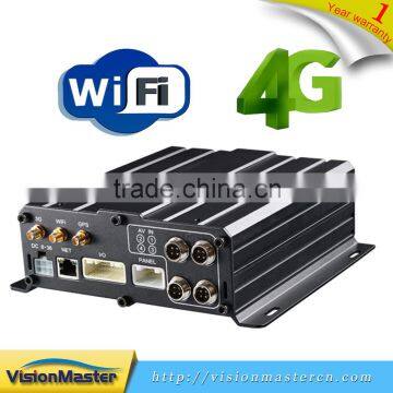 High Definition 720P 4ch HDD GPS 3G WIFI Hotspot Mobile DVR photo-3