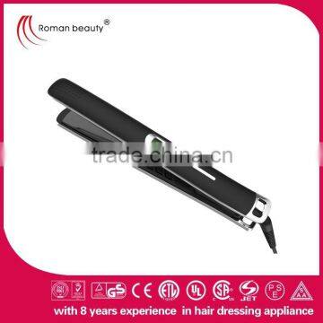 Black rubber flat iron, Ceramic Flat Iron Luxury hair straightener