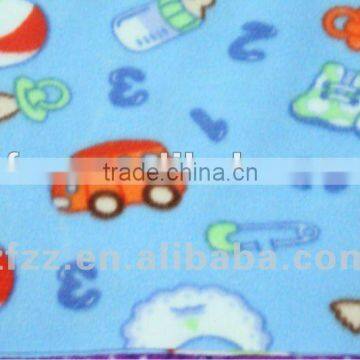 lovely cartoon print polar fleece fabric