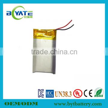 Wholesale 300mah 552035 3.7V lipo Battery for medical equipment