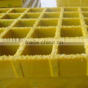 Anti slip grating with sandy surface, FRP sandy grating supplier