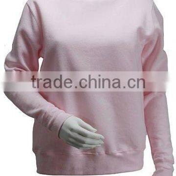 Ladies Pink Pullover Sweat Shirt