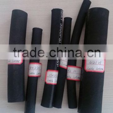 common SAE 100RAT EN853 SN rubber hydraulic hoses