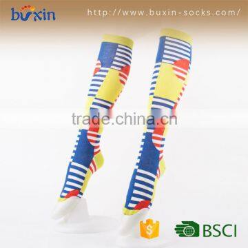 BX-K-001 Hot Wholesale Young Woman Boy Teen Girl Cartoon Compression Knee High Tube Sock Factory Cartoon Tube Socks Quality Choice photo-5