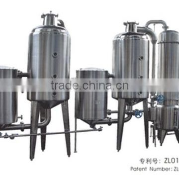 Chinese Herbals Medicine Dairy Chemical Factory industrial Double Effect Rising Film Evaporator