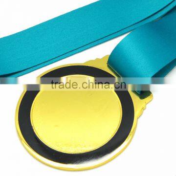 Custom Blank Zinc alloy / Iron / Brass / Plastic Gold Medal