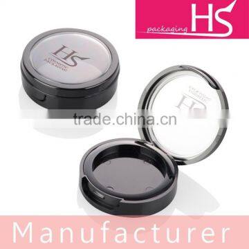 Custom Empty Round Cosmetic Compacts With Window