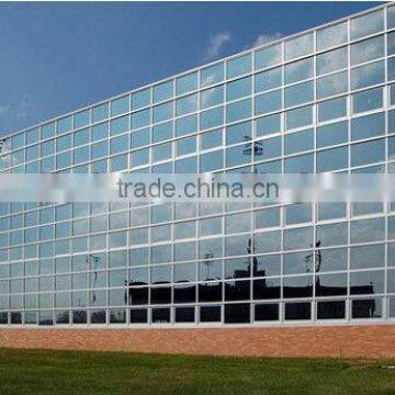 glass curtain wall construction