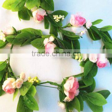 1.8m High Quality Beautiful Rose Artificial Flower