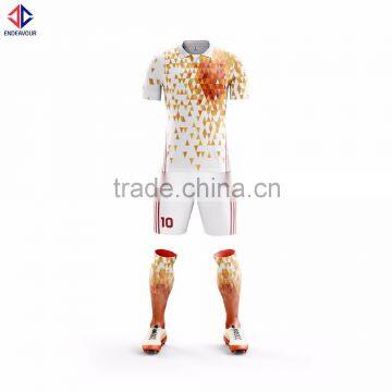 Custom 100%polyester sublimation soccer jersey