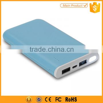 gift box ultra thin 6000mah power bank portable charger