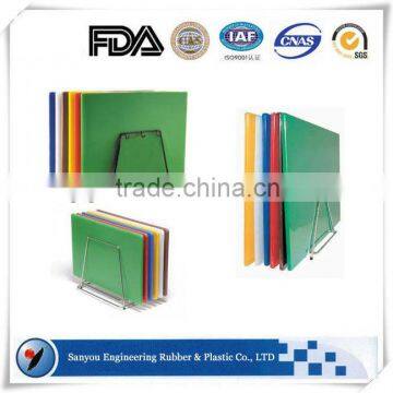 FDA HDPE polyethylene plastic chopping board set