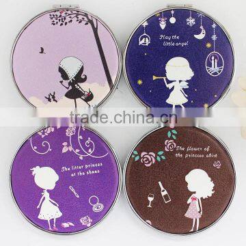 Wholesale double sided circle pocket mirrors, MF123