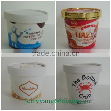 New Style Take away Paper Cup for Ice Cream Use