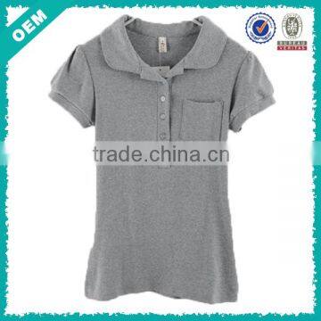 Women t shirt design, cheap fashion polo shirts for ladies, women polo shirt