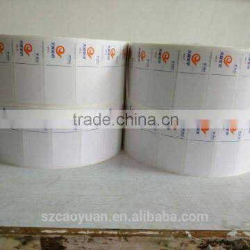 high quality customized roll self adhesive paper label